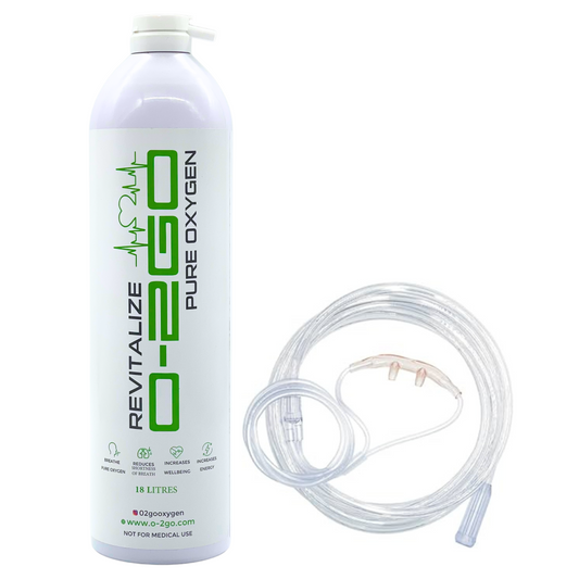 O-2GO 18L Oxygen Can with Cannula and Tube