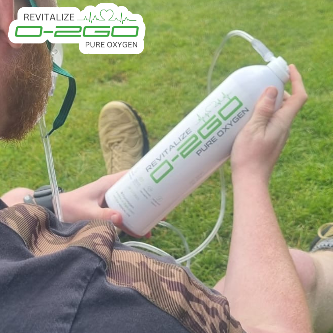 O-2GO 18L Oxygen Can with Cannula and Tube