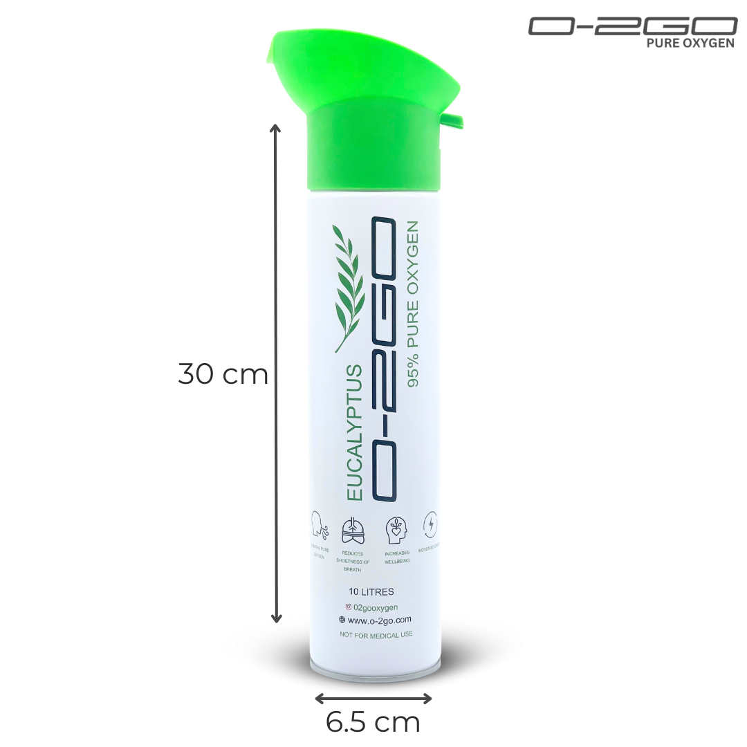 O-2GO 10L Oxygen Can with Eucalyptus Aroma for Cold and Flu