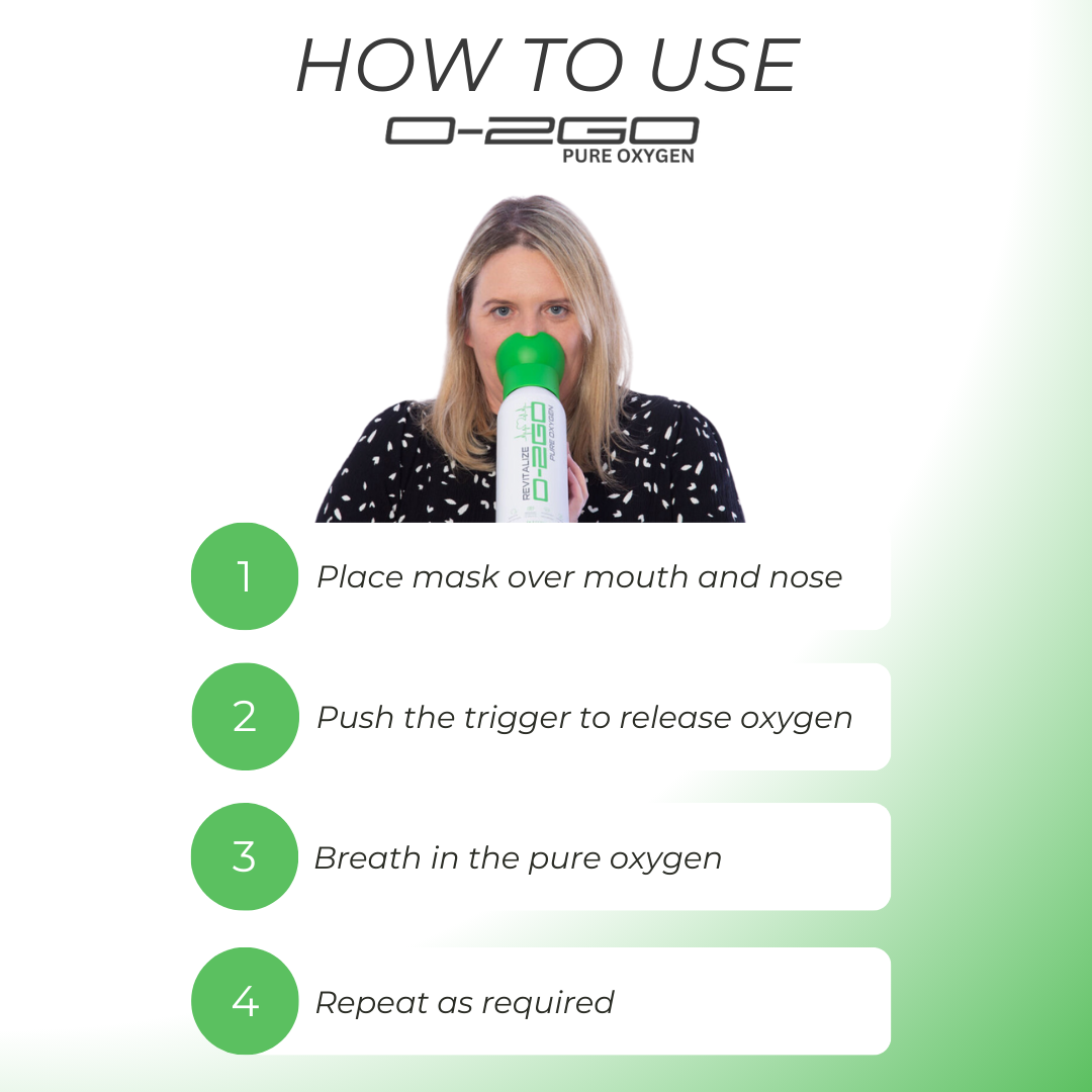 O-2GO 10L Oxygen Can with Eucalyptus Aroma for Cold and Flu