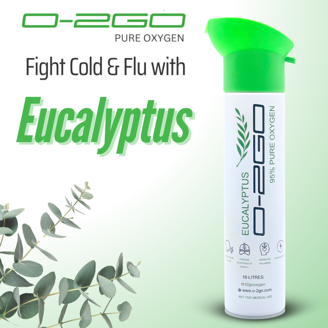O-2GO 10L Oxygen Can with Eucalyptus Aroma for Cold and Flu