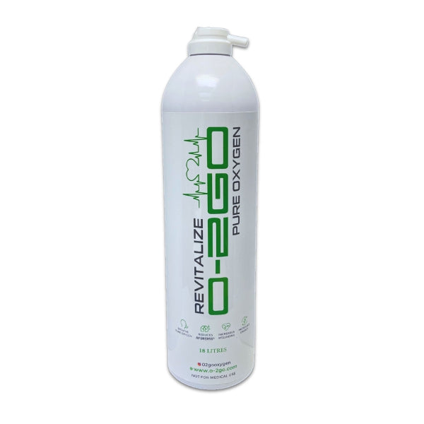 Replacement O2GO 18L Oxygen Can - Revitalize with 99.5% Pure Oxygen