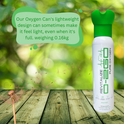 O-2Go 18 Litre Oxygen Can with Inhaler Cap