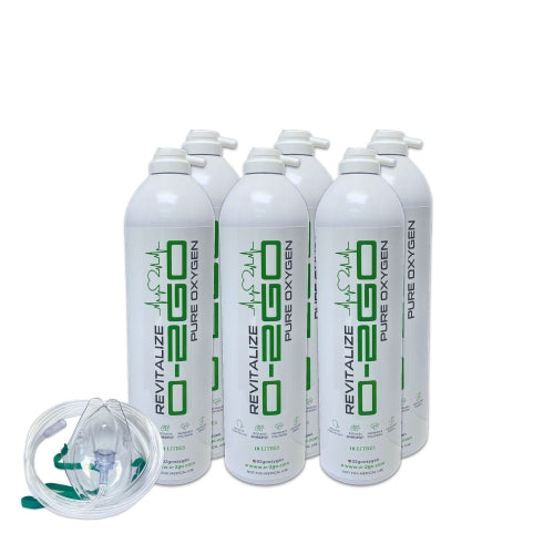 O-2Go 18 Litre Oxygen Can with Mask and Tube