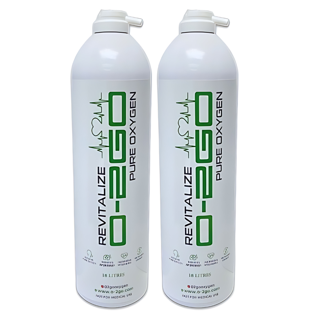 Replacement O2GO 18L Oxygen Can - Revitalize with 99.5% Pure Oxygen