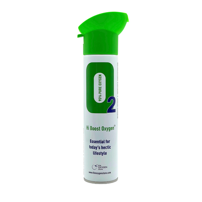 HiBoost 10 Litre Oxygen Can with Inhaler Cap