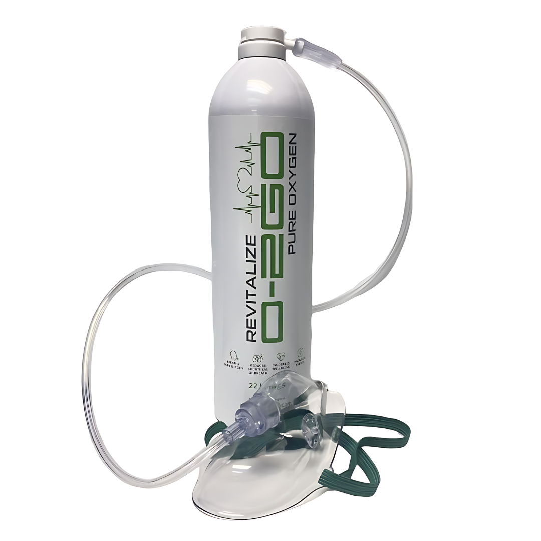 O-2Go 18 Litre Oxygen Can with Mask and Tube